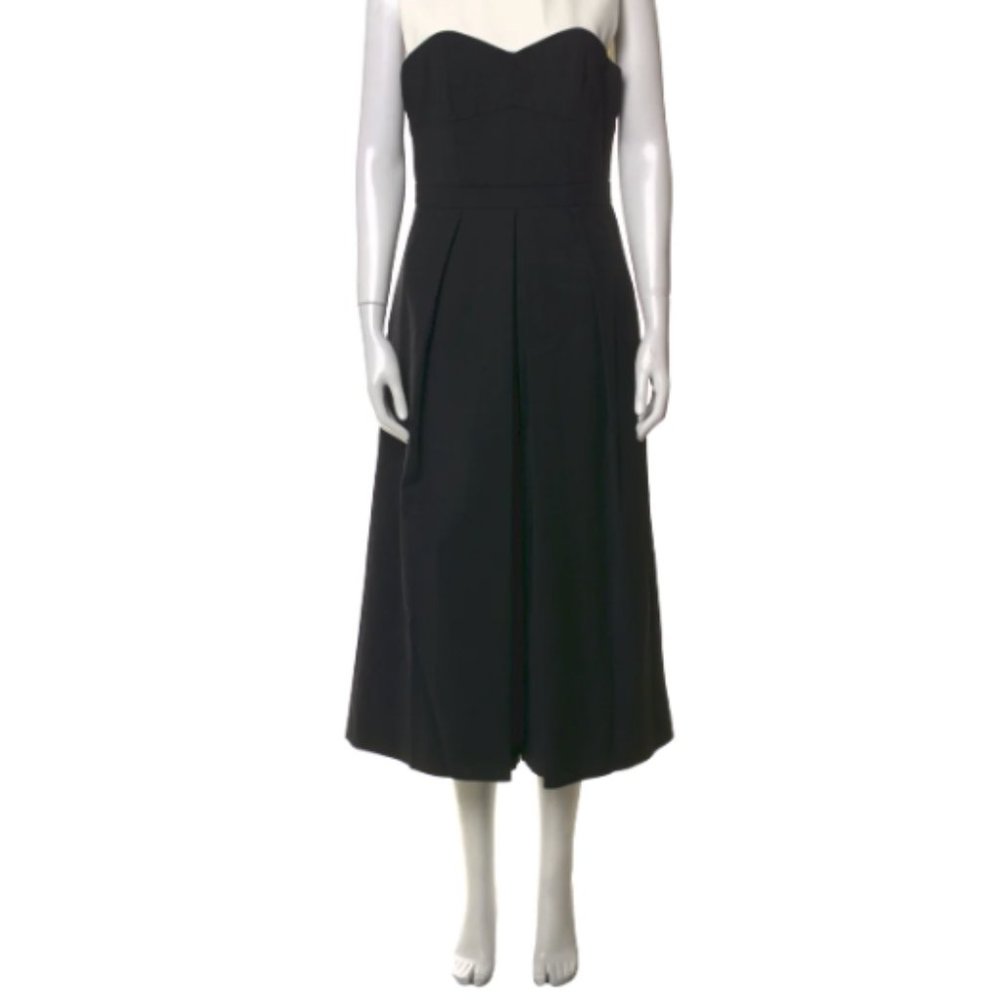Tibi Strapless Wide-leg Jumpsuit